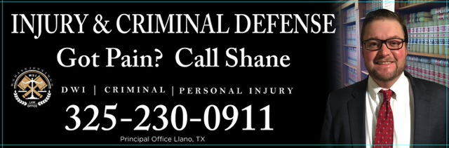 Bill Board Banner Logo of the Law Office of W. Shane Jennings